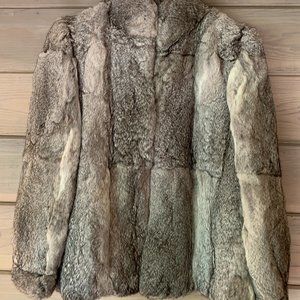 Vintage Rabbit Fur Coat